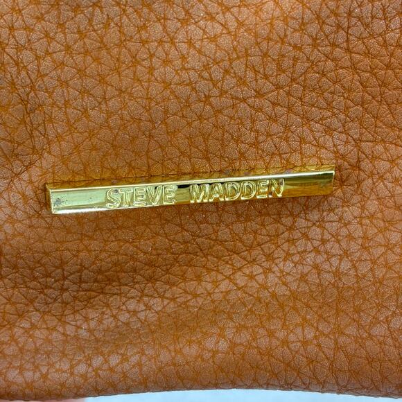 Steve Madden Hobo Bag Brown Fringe Shoulder Studded Boho Indie‎ Casual Western - Picture 5 of 12